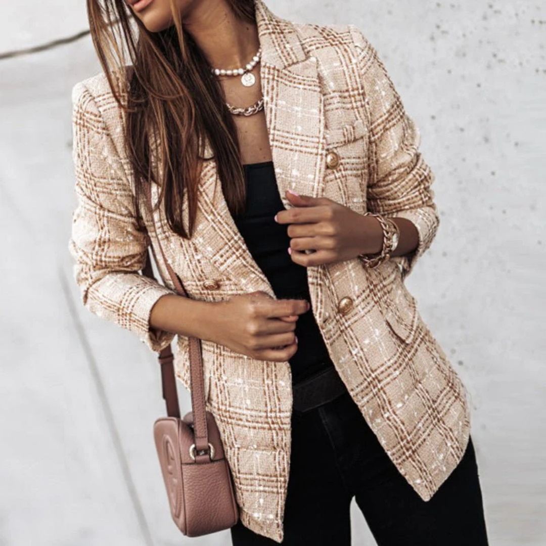 Dames Blazer Mantel – Slim Fit Model