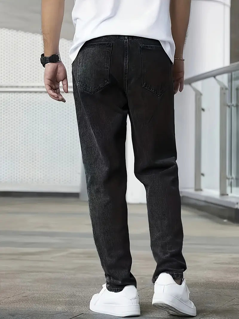 Jeans voor Heren – Straight Leg met Lichte Wassing