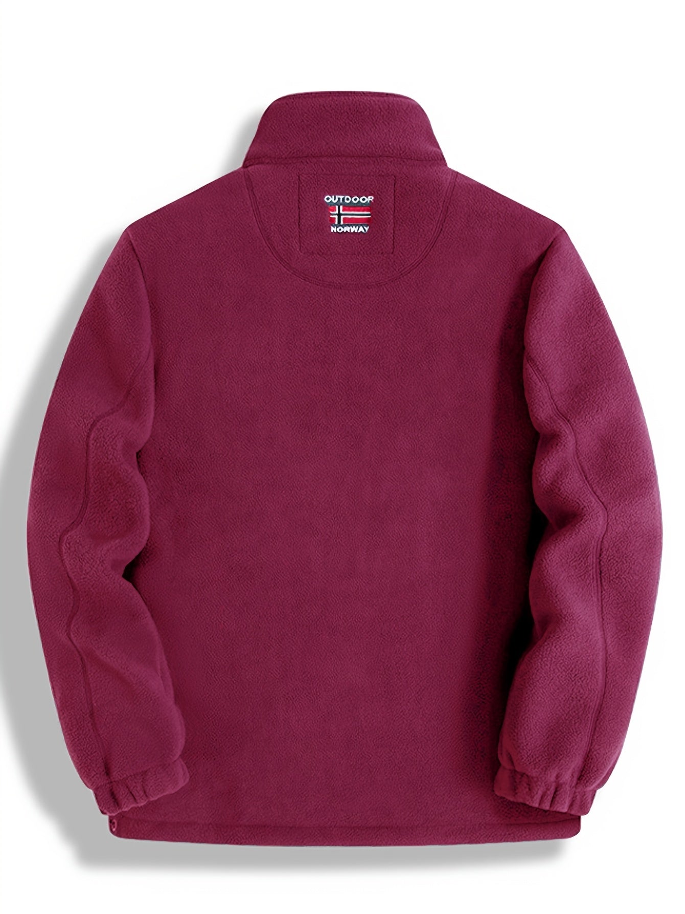 Outdoor Fleece Jack voor Heren – Met Hoge Kraag