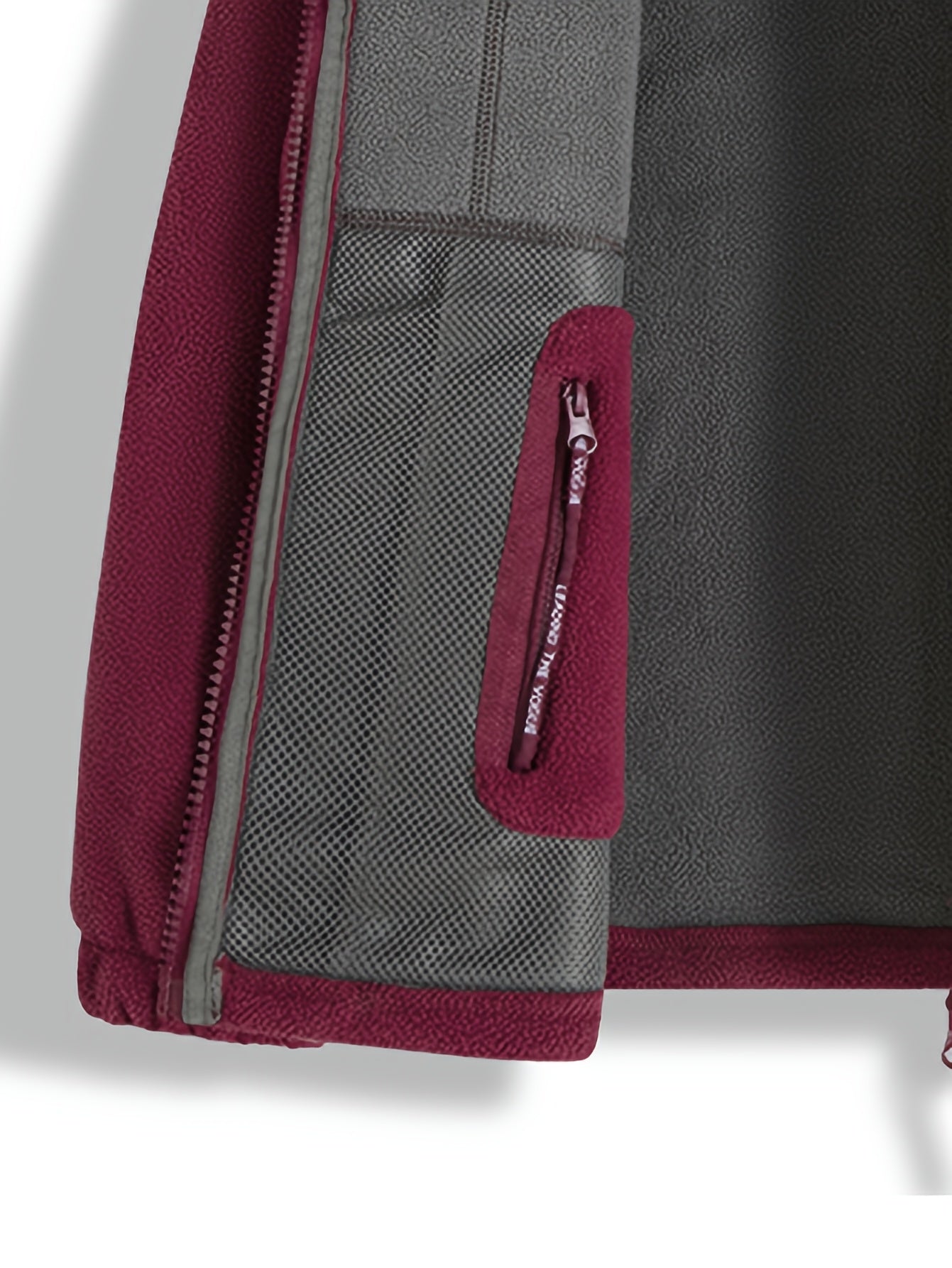 Outdoor Fleece Jack voor Heren – Met Hoge Kraag