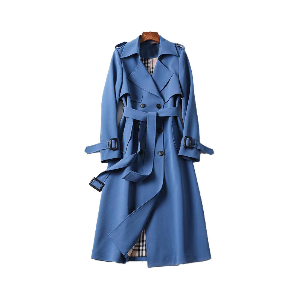 Dames Lange Trenchcoat