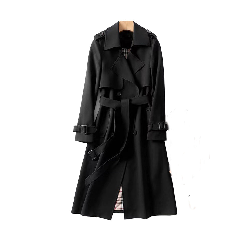 Dames Lange Trenchcoat