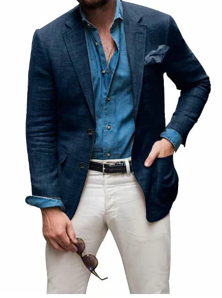 Blazer voor Heren – Met Luchtige Afwerking