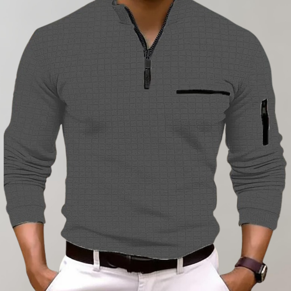 Heren Zipper met rits – Lange mouwen