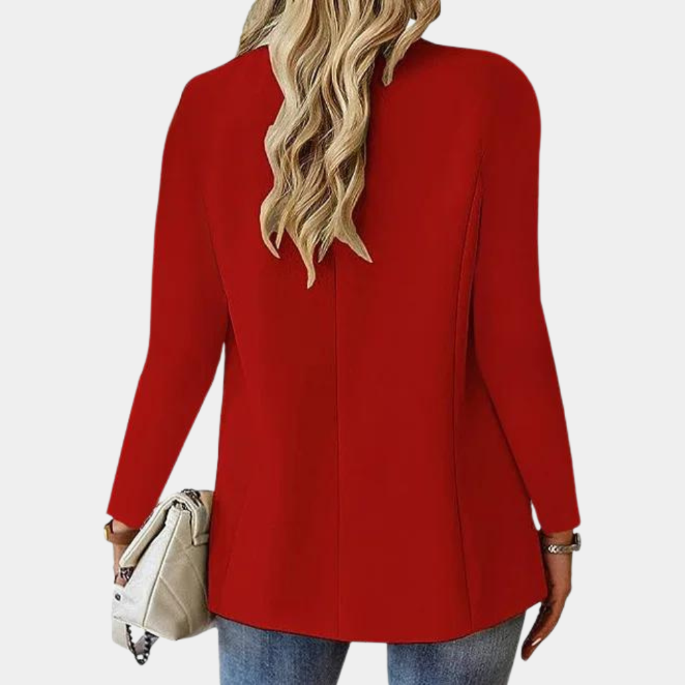 Tijdloze Blazer met Getailleerde Snit voor Dames