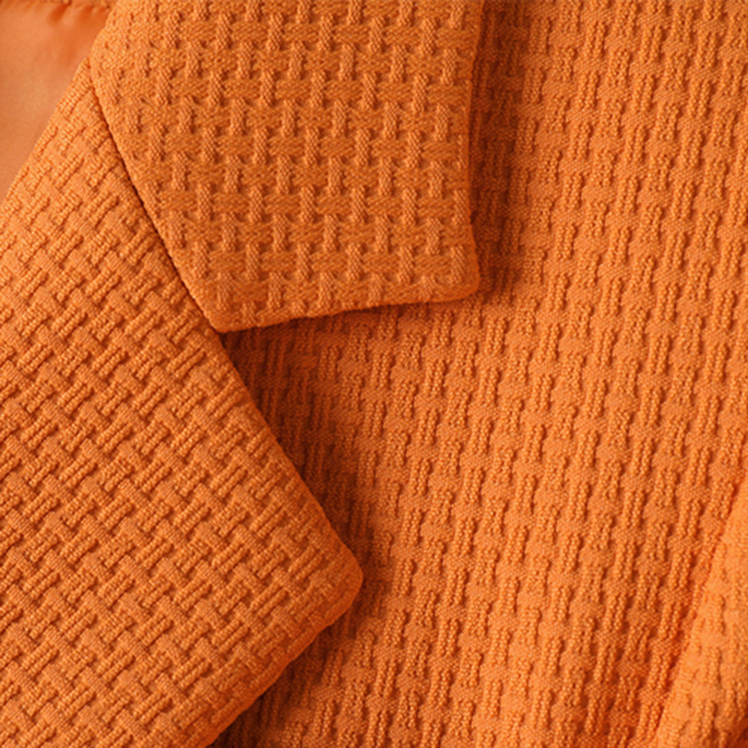 Blazer voor Dames met Knopen en Gestructureerde Snit