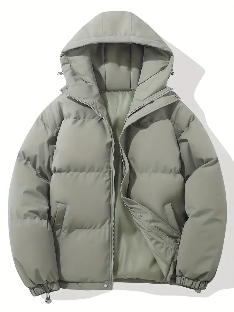 Puffer Winterjas met Capuchon – Voor Heren en Dames