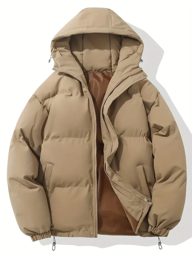 Puffer Winterjas met Capuchon – Voor Heren en Dames