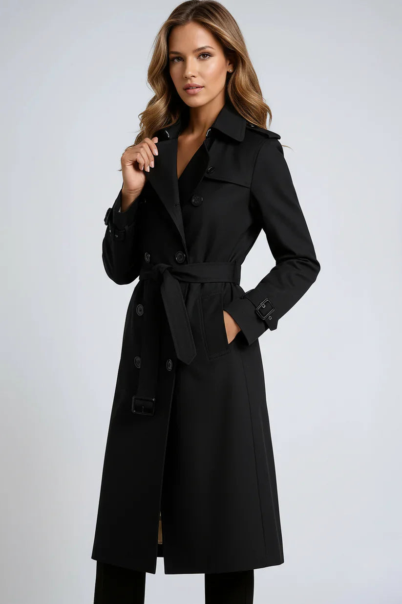 Dames Lange Trenchcoat