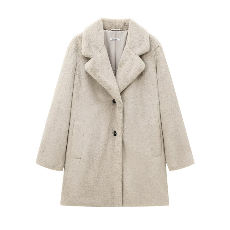 Dames Winter Teddy Mantel – Warm