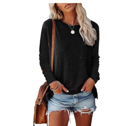 Sweater voor Dames – Met Ronde Hals en Losse Pasvorm