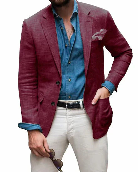 Blazer voor Heren – Met Luchtige Afwerking