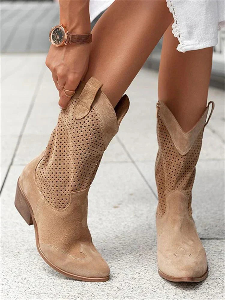 Dames Cowboylaarzen met Rits