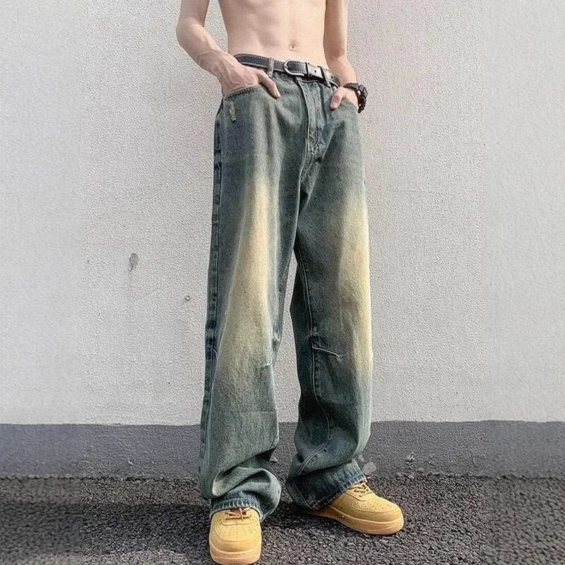 Lange Baggy Jeans voor Heren – Streetwear Stijl