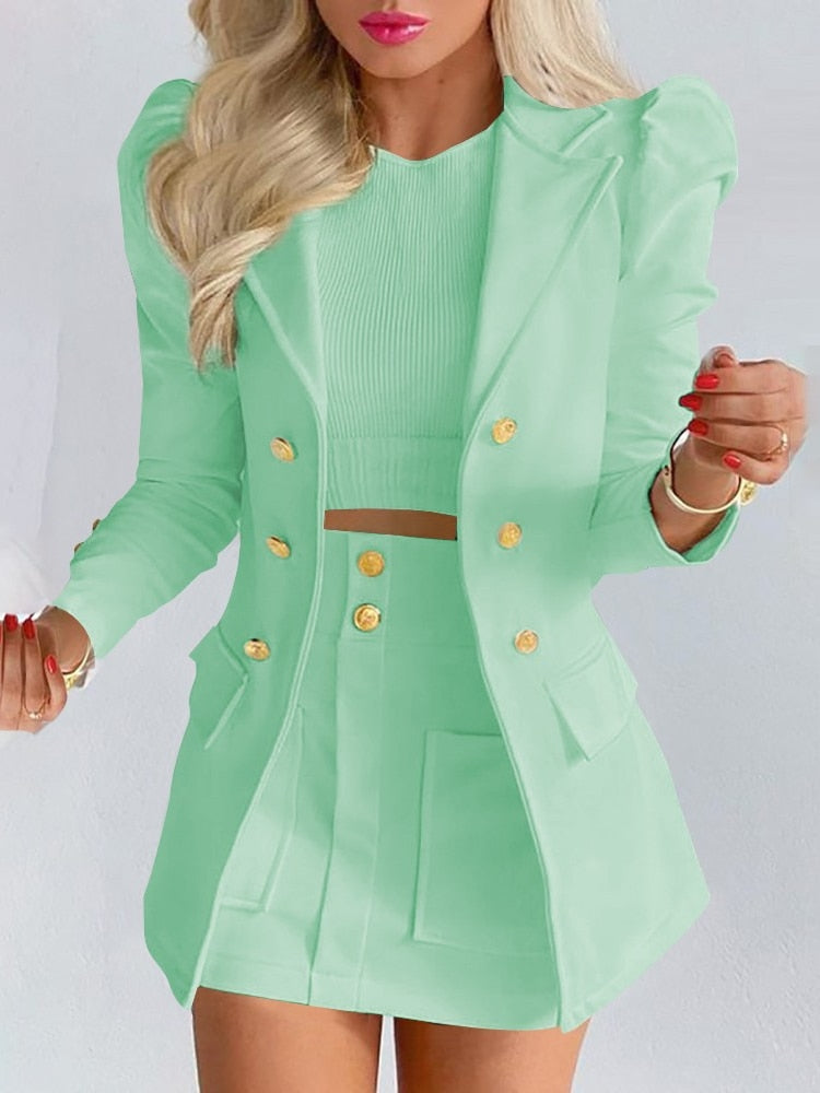 2-Delige set | Blazer + Rok