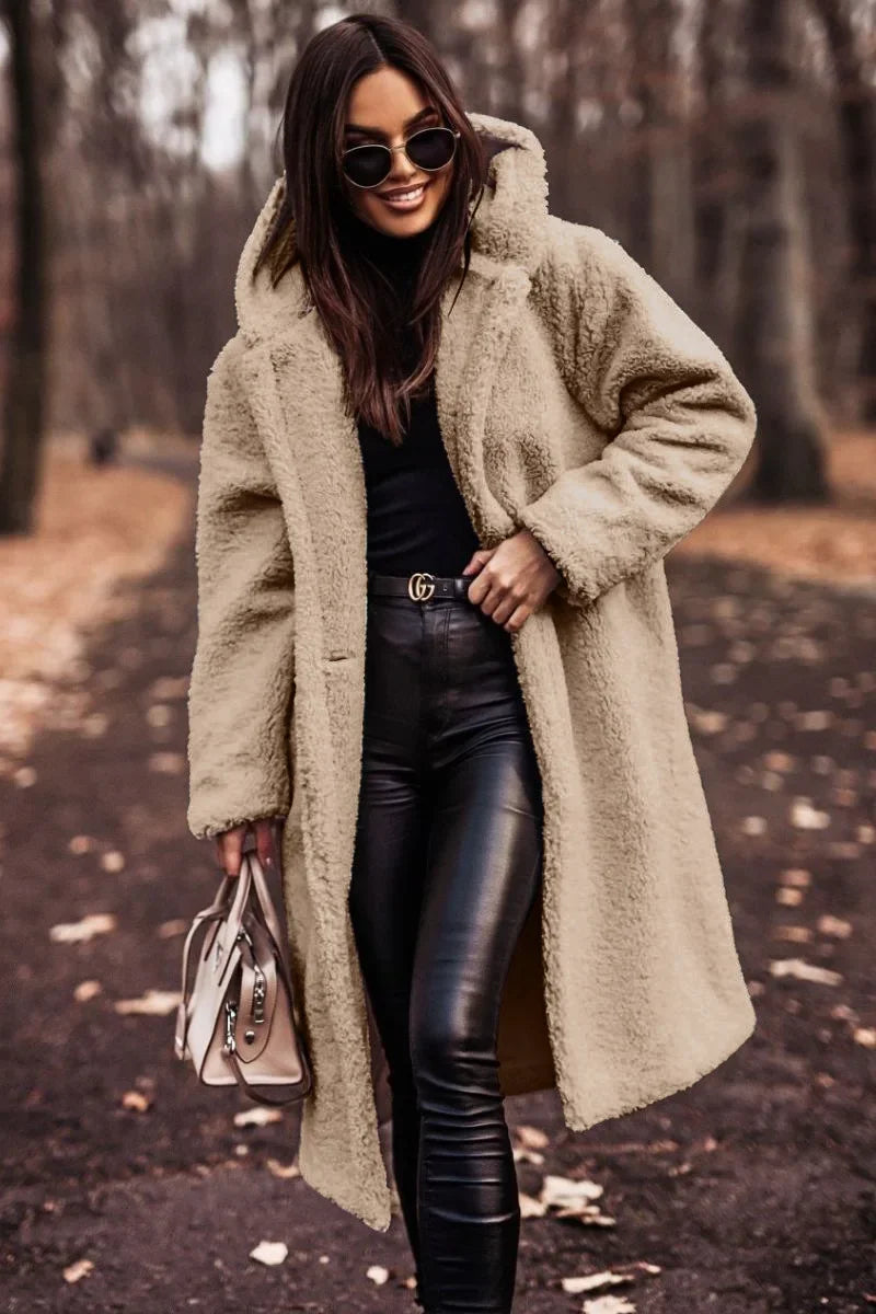 Dames Wintermantel – Lang Model met Capuchon
