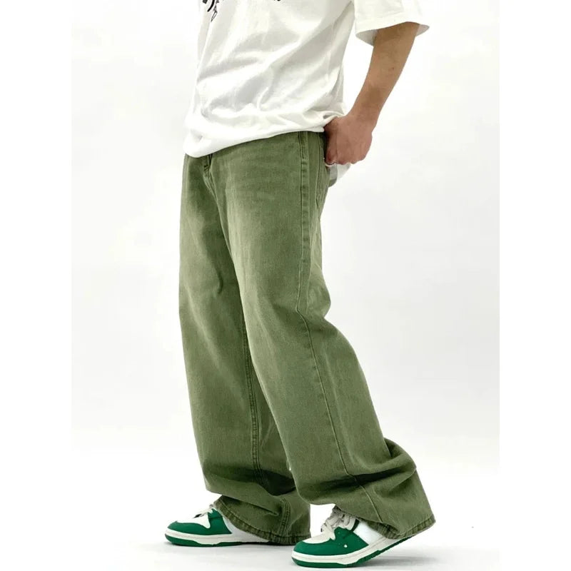 Baggy Jeans voor Heren – Groen