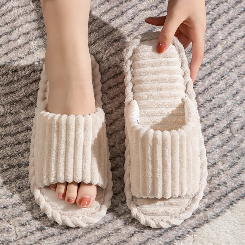 Pantoffels met Open Teen – Voor Binnen