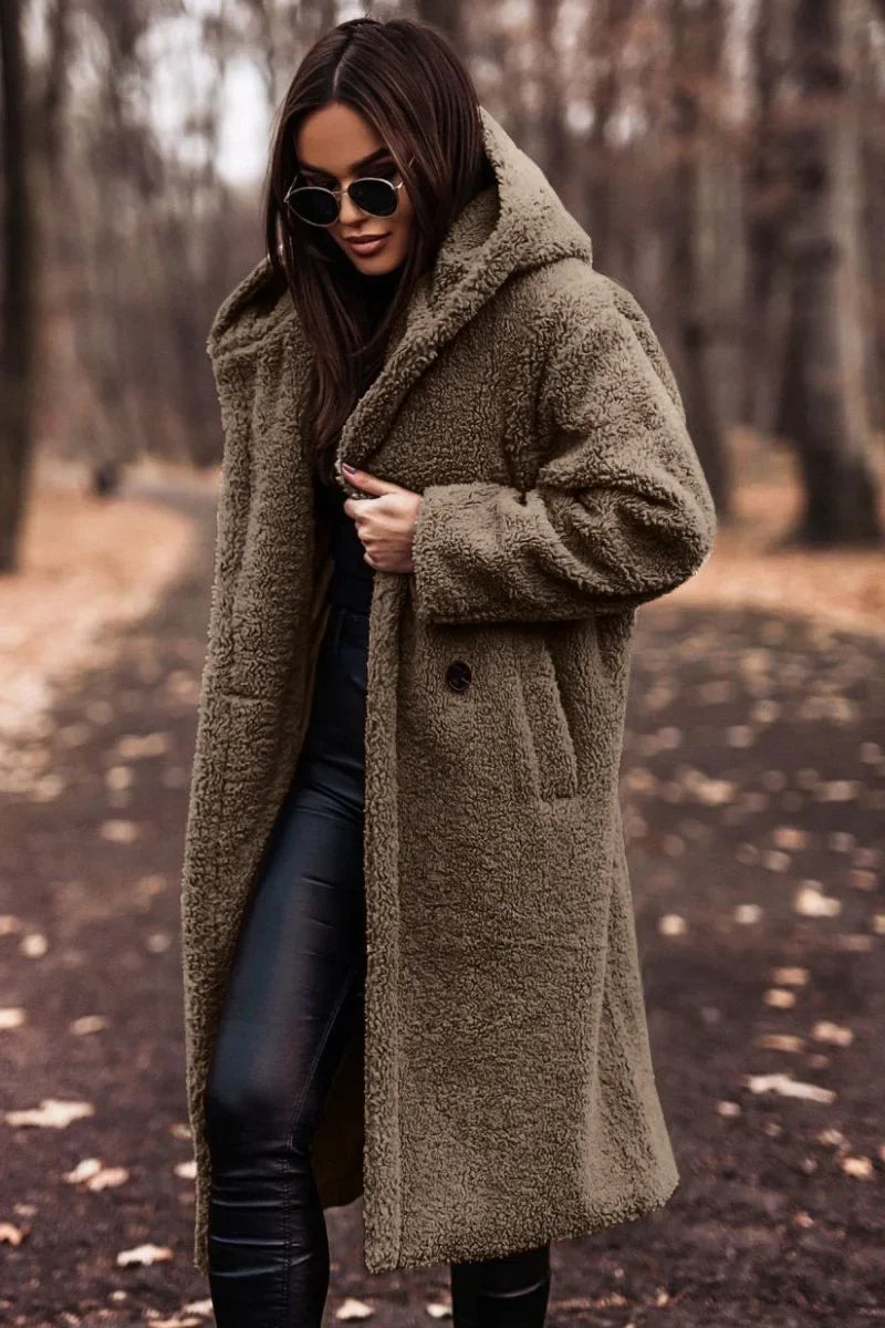 Dames Wintermantel – Lang Model met Capuchon