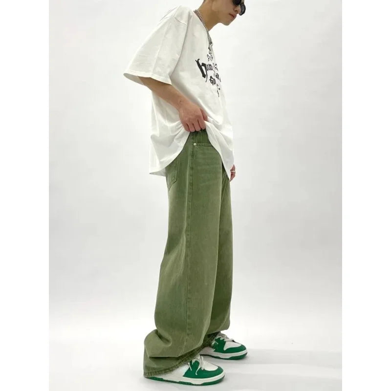 Baggy Jeans voor Heren – Groen