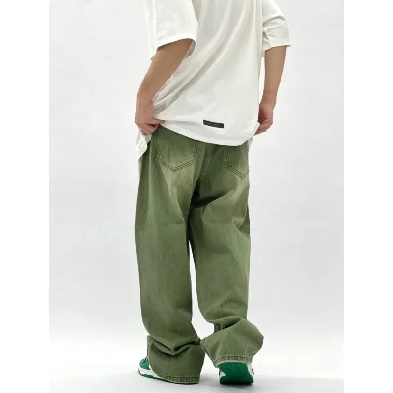 Baggy Jeans voor Heren – Groen