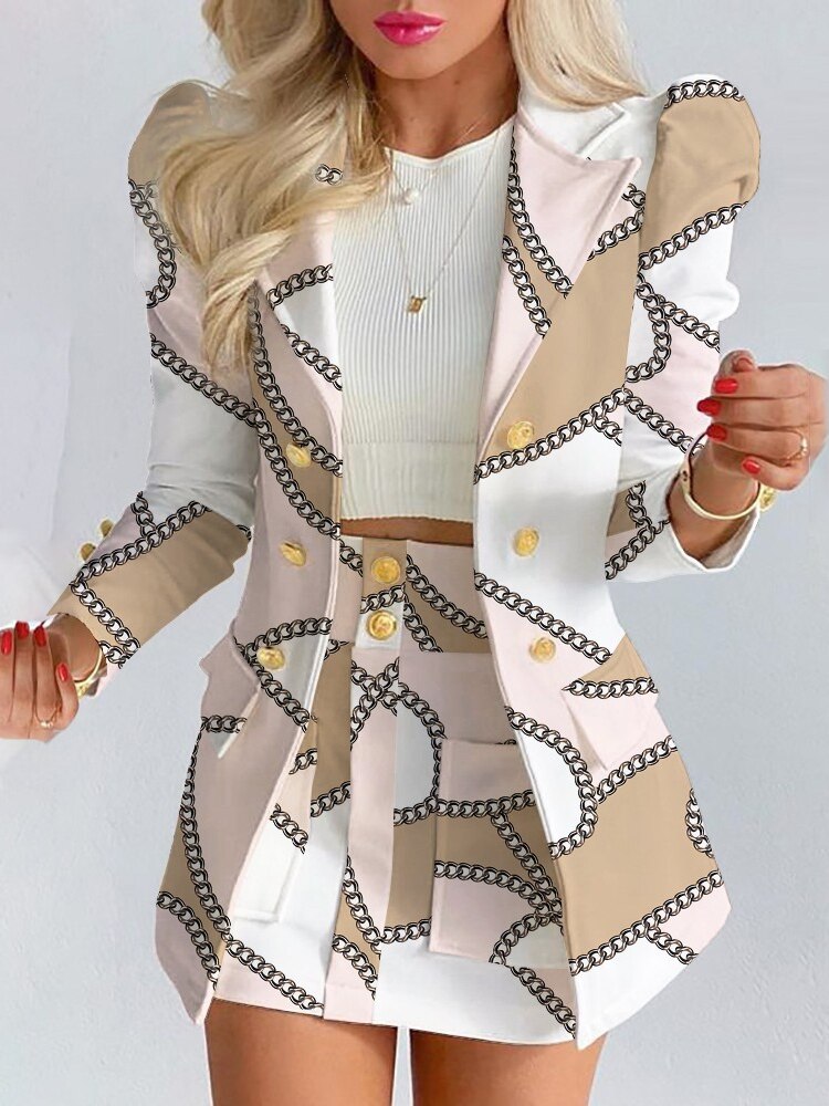 2-Delige set | Blazer + Rok