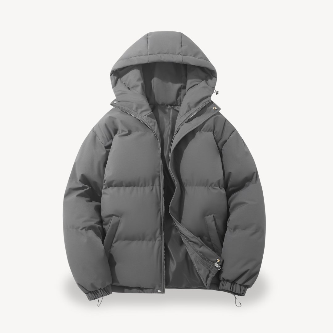 Heren puffer Jas – Gewatteerd met Capuchon