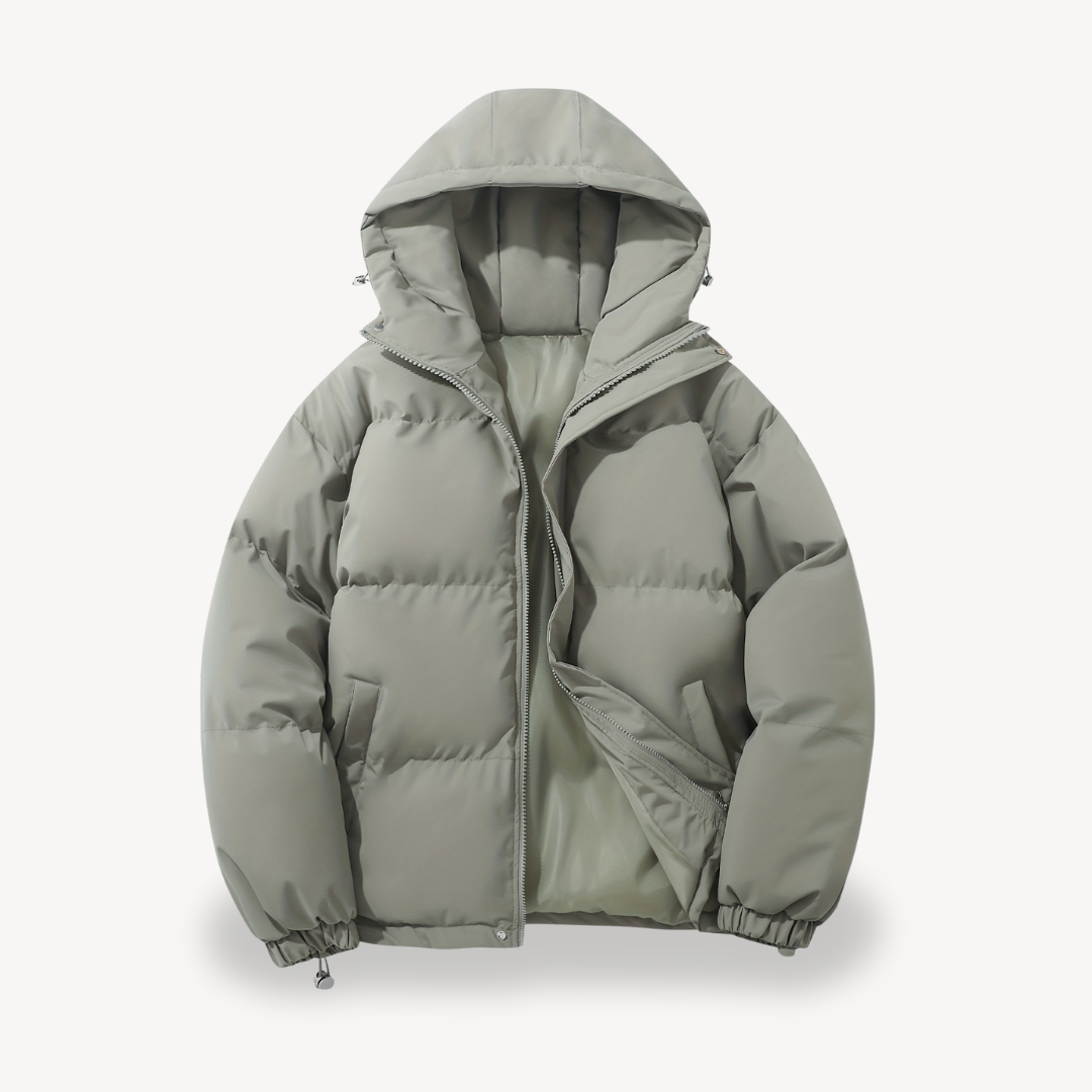 Heren puffer Jas – Gewatteerd met Capuchon