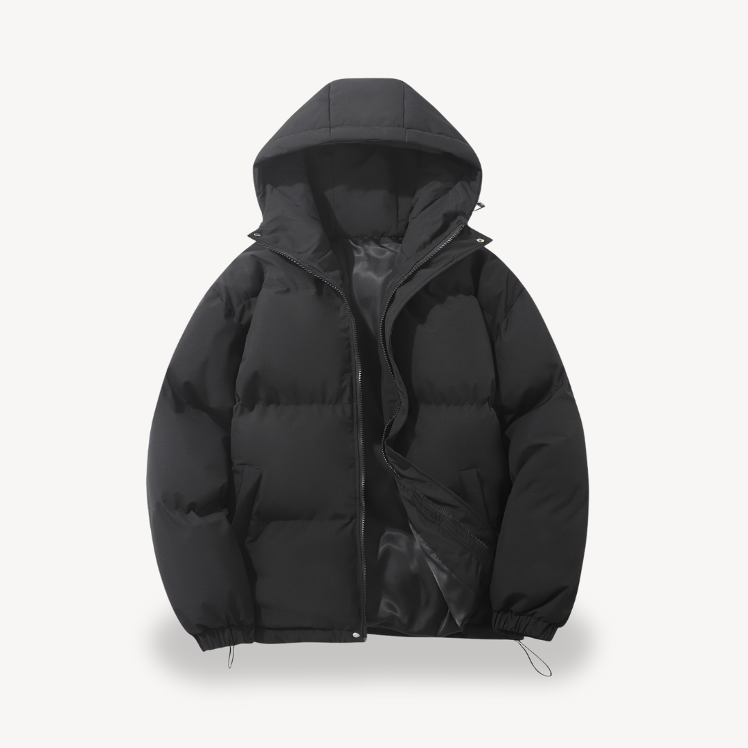 Heren puffer Jas – Gewatteerd met Capuchon