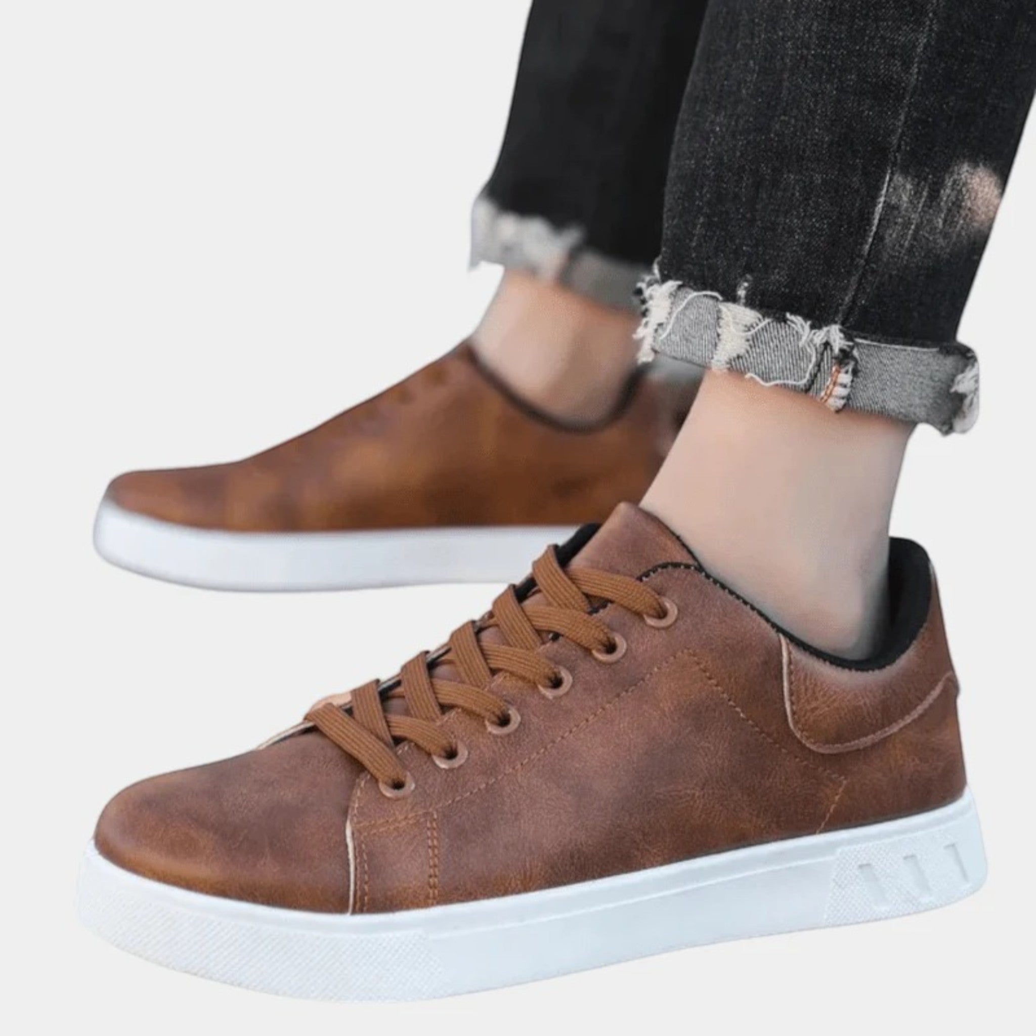 Heren Sneakers – Met Rubberen Zool