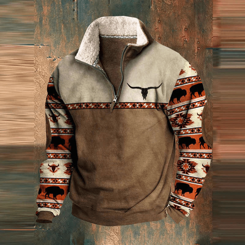 Herensweatshirt met rits – Winter