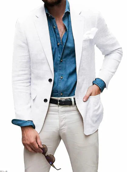 Blazer voor Heren – Met Luchtige Afwerking