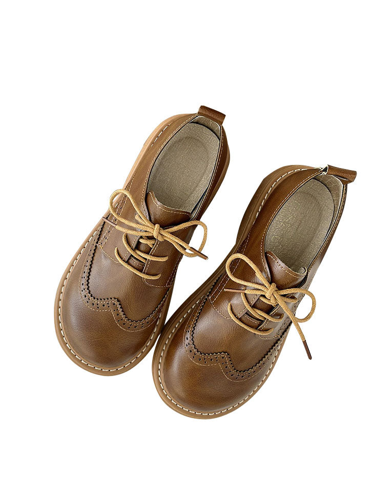 Oxford Schoenen voor Dames – Brede Brogue Stijl