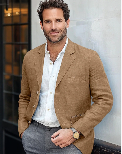 Blazer voor Heren – Luchtige Afwerking
