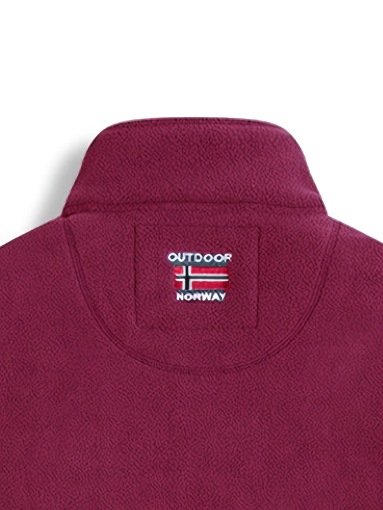 Outdoor Fleece Jack voor Heren – Met Hoge Kraag