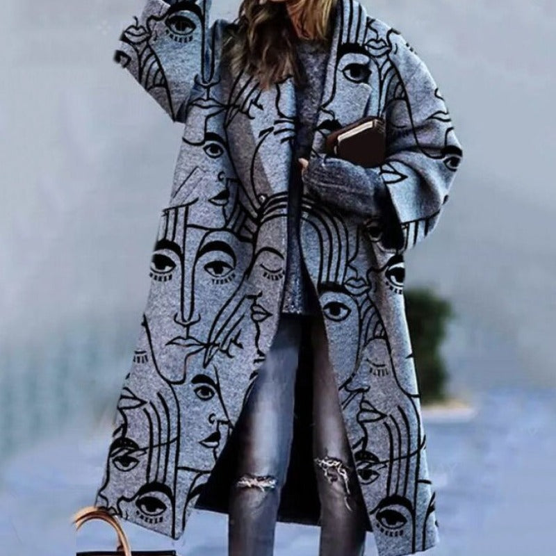 Dames herfstmantel – Lang model