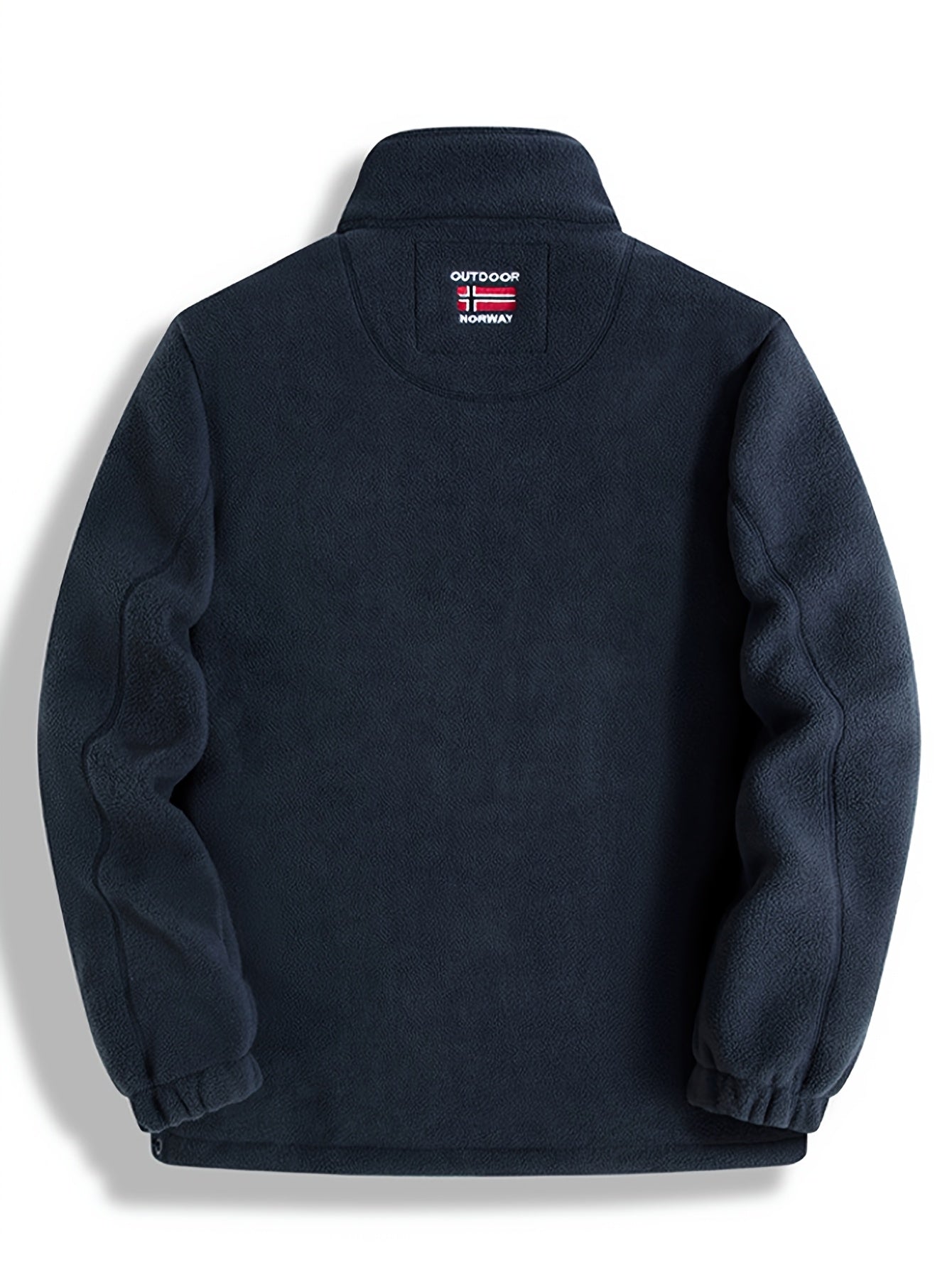 Outdoor Fleece Jack voor Heren – Met Hoge Kraag