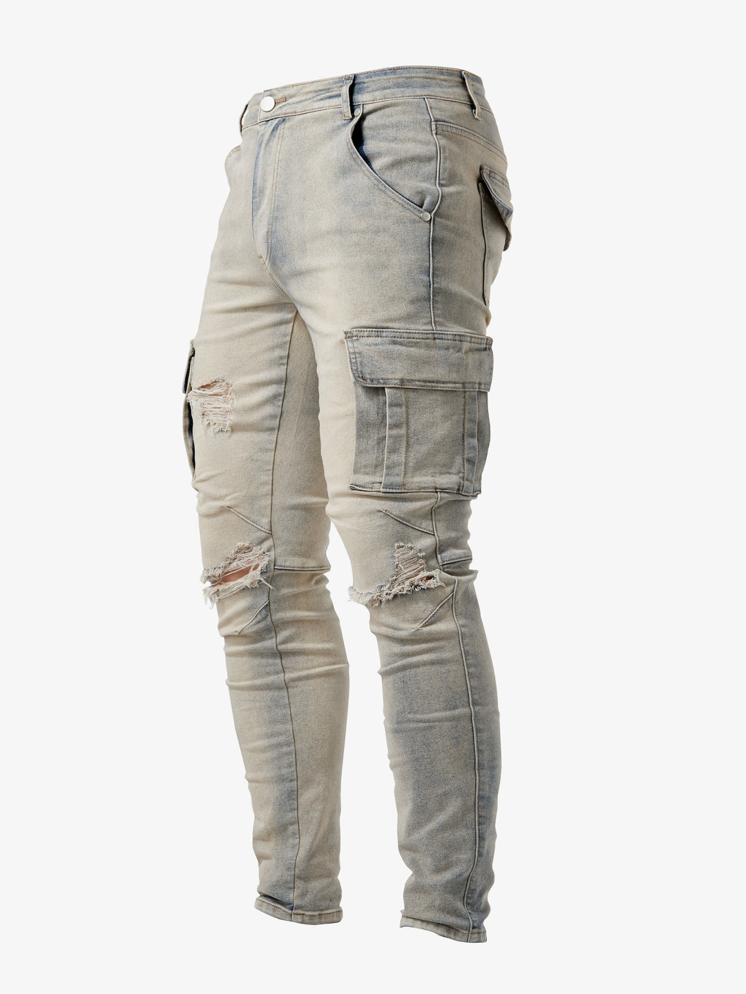 Heren Cargo Jeans – Met Meerdere Zakken en Stretch
