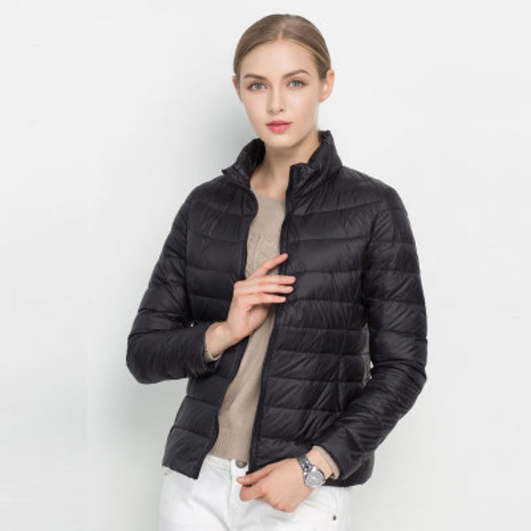 Dames Gewatteerde Jas met Lange Mouwen – Warm Model