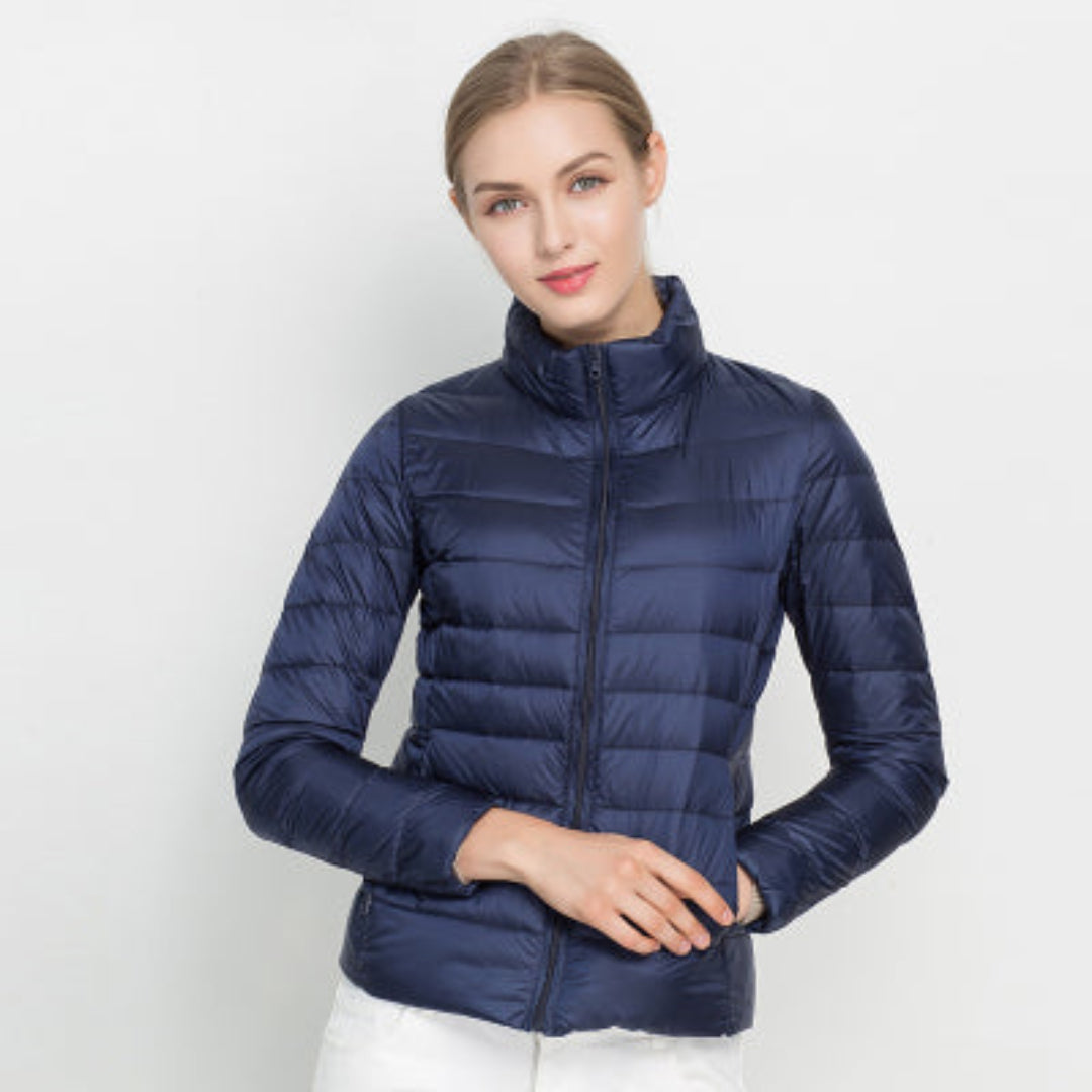Dames Gewatteerde Jas met Lange Mouwen – Warm Model
