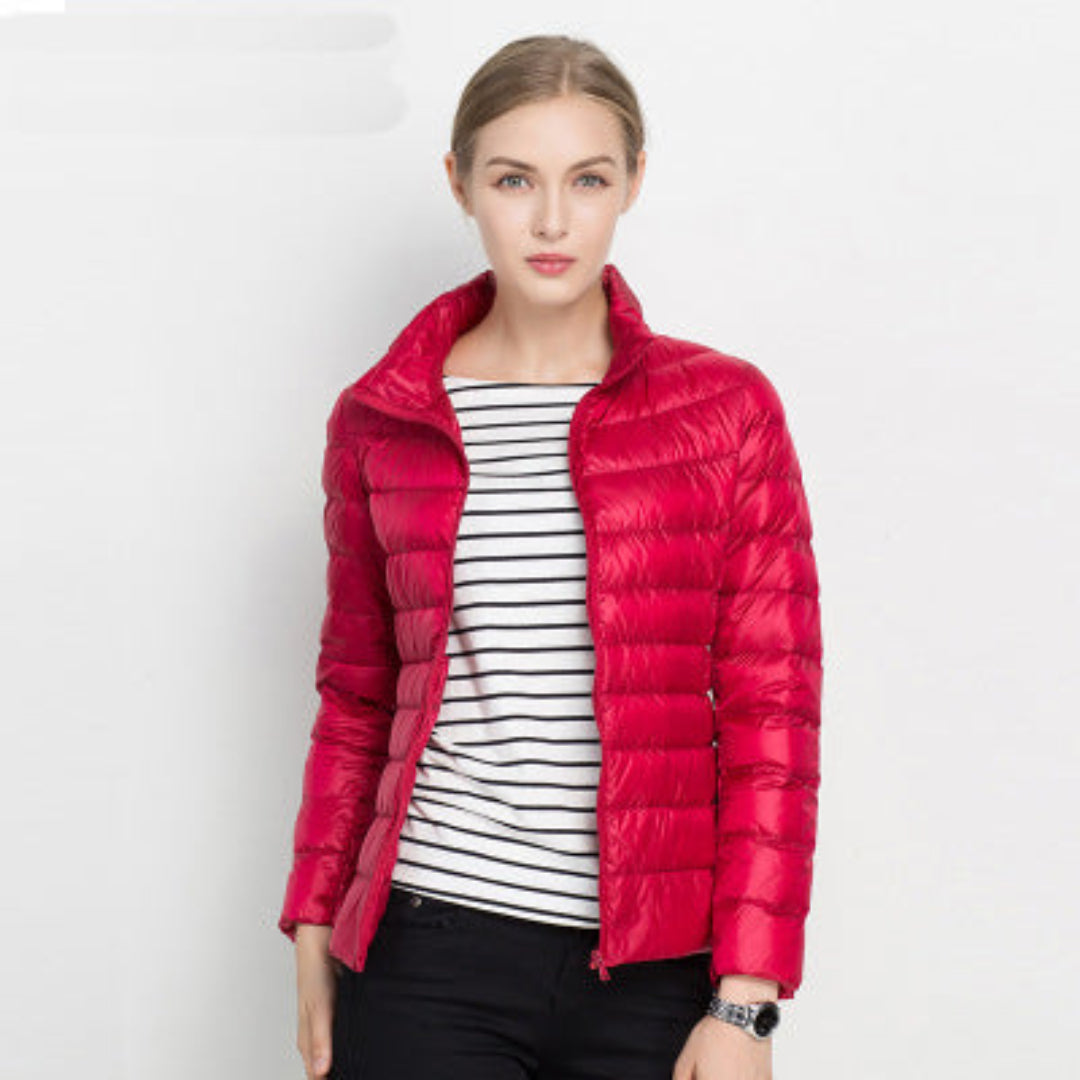 Dames Gewatteerde Jas met Lange Mouwen – Warm Model