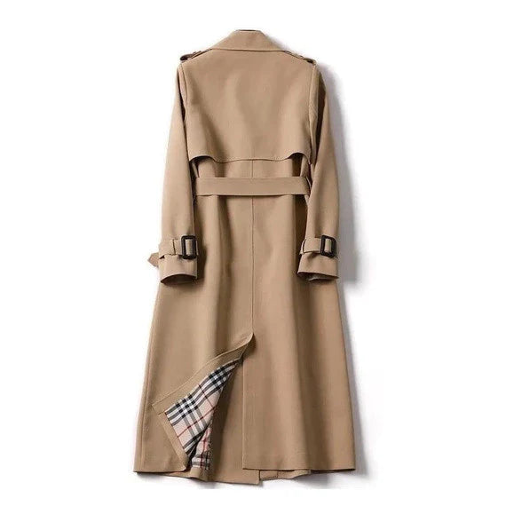Dames Lange Trenchcoat