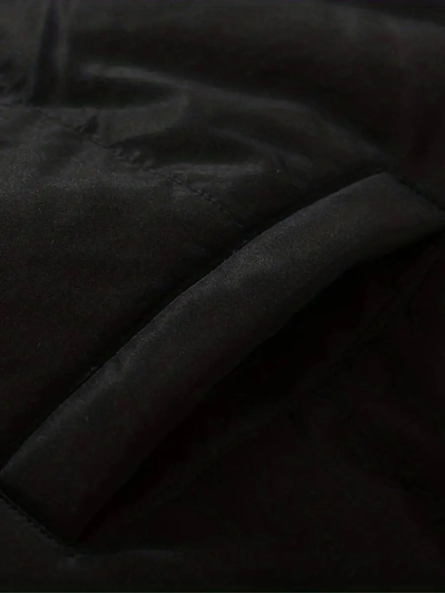 Heren Puffer Winterjas met Rits – Warm en Praktisch voor Koude Dagen