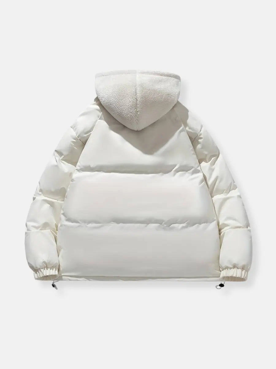 Heren Puffer Winterjas met Rits – Warm en Praktisch voor Koude Dagen
