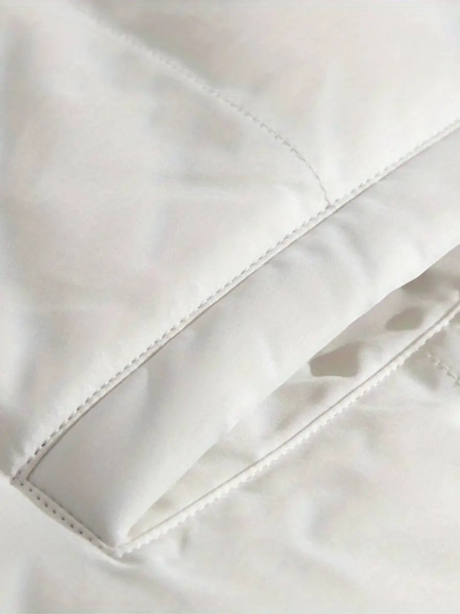 Heren Puffer Winterjas met Rits – Warm en Praktisch voor Koude Dagen