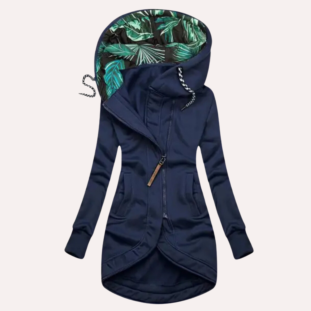 Dames Fleece Jas – Met Capuchon