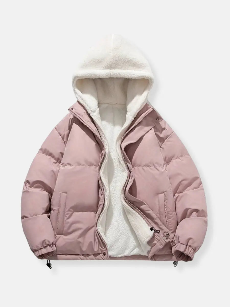 Heren Puffer Winterjas met Rits – Warm en Praktisch voor Koude Dagen