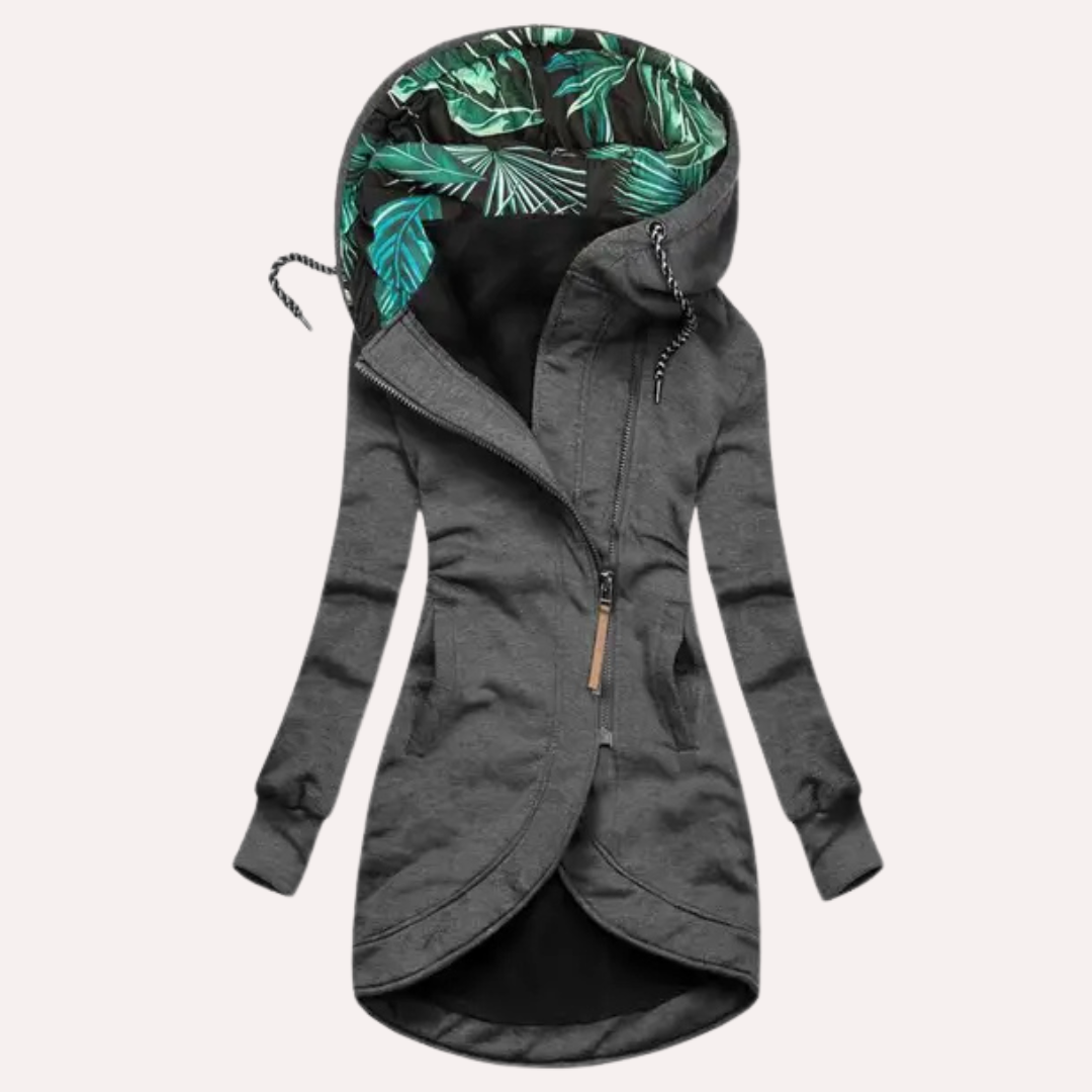 Dames Fleece Jas – Met Capuchon