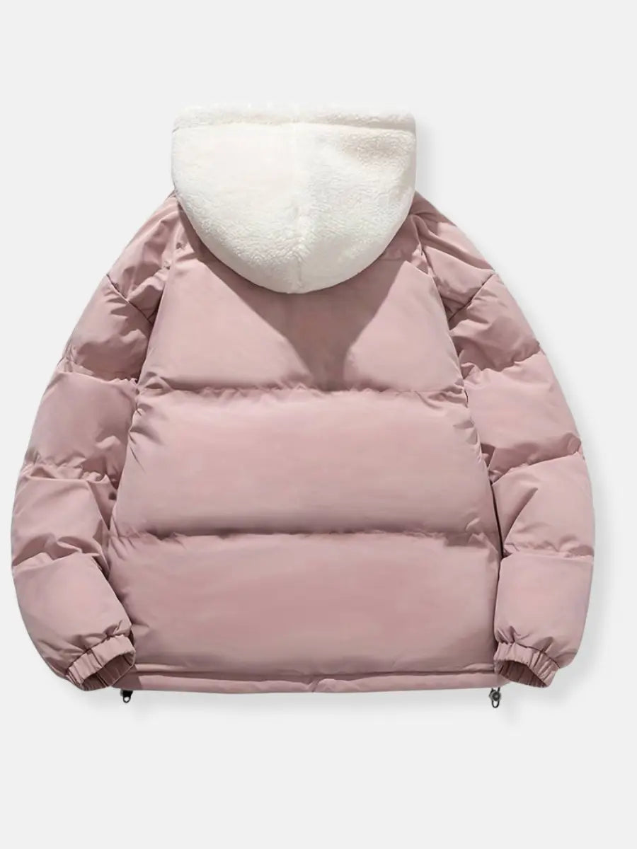 Heren Puffer Winterjas met Rits – Warm en Praktisch voor Koude Dagen