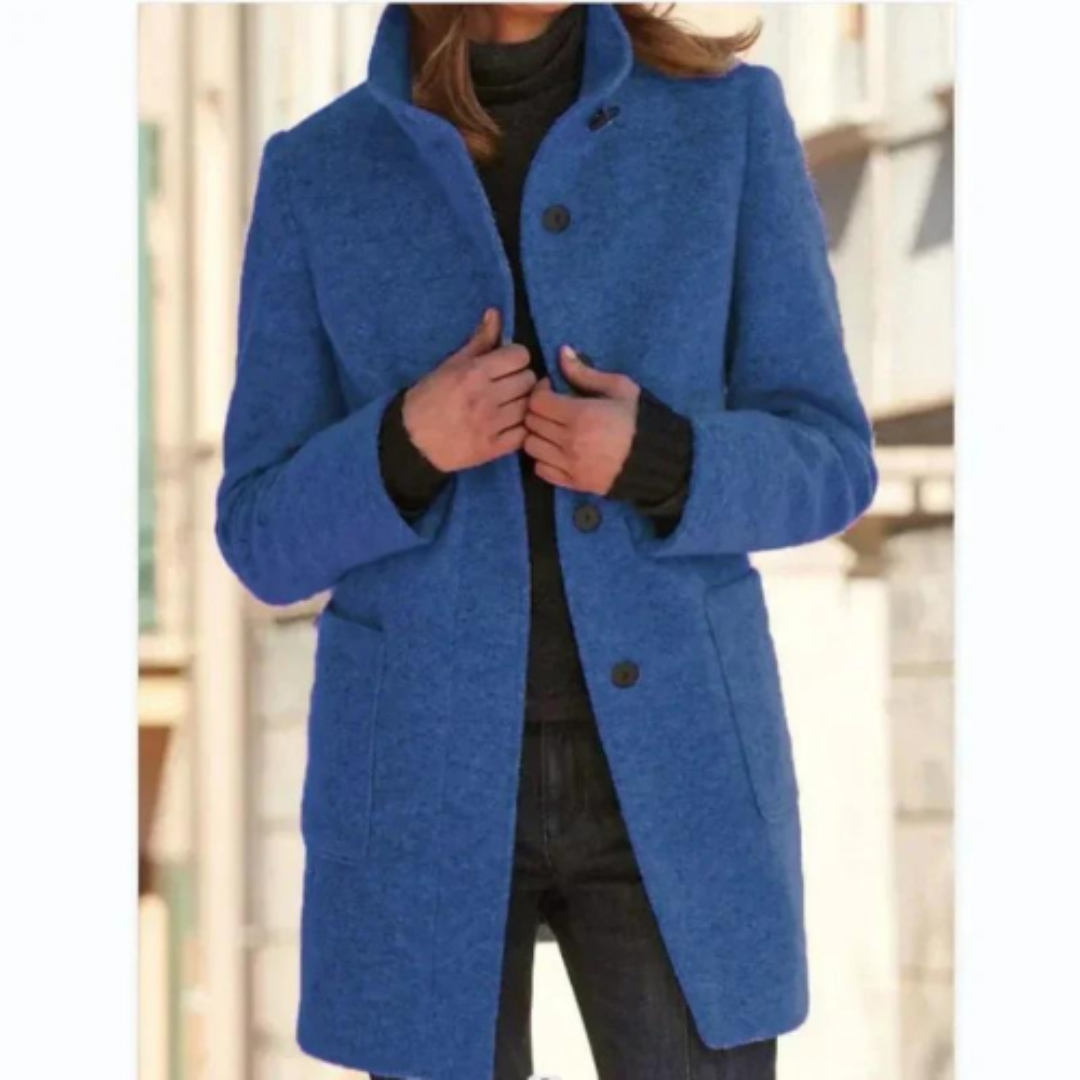 Dames Winter Donsmantel – Met Knopen